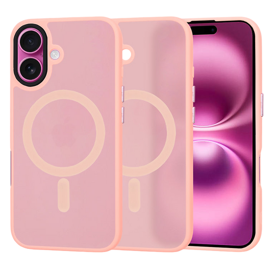 Silikonski ovitek "MagSafe Series" za iPhone 16 Plus - roza – Techsuit – Roza / TPU silikon