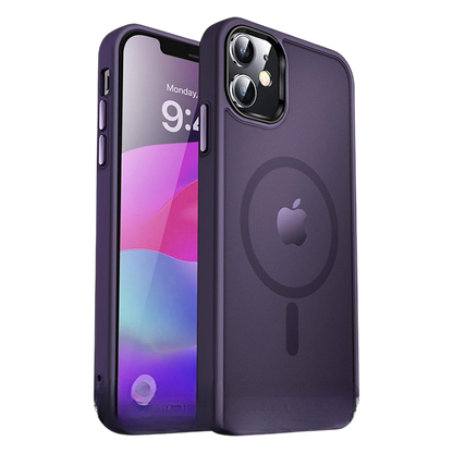 Silikonski ovitek "MagSafe Series" za iPhone 16 Pro - temno vijoličen – Techsuit