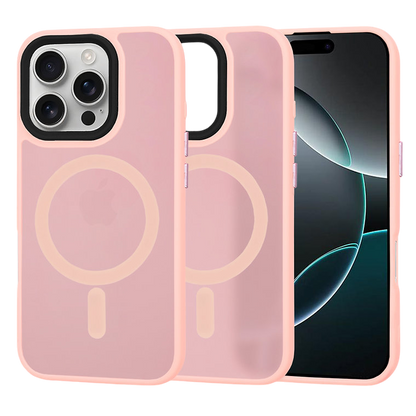 Silikonski ovitek "MagSafe Series" za iPhone 16 Pro - roza – Techsuit – Roza / TPU silikon