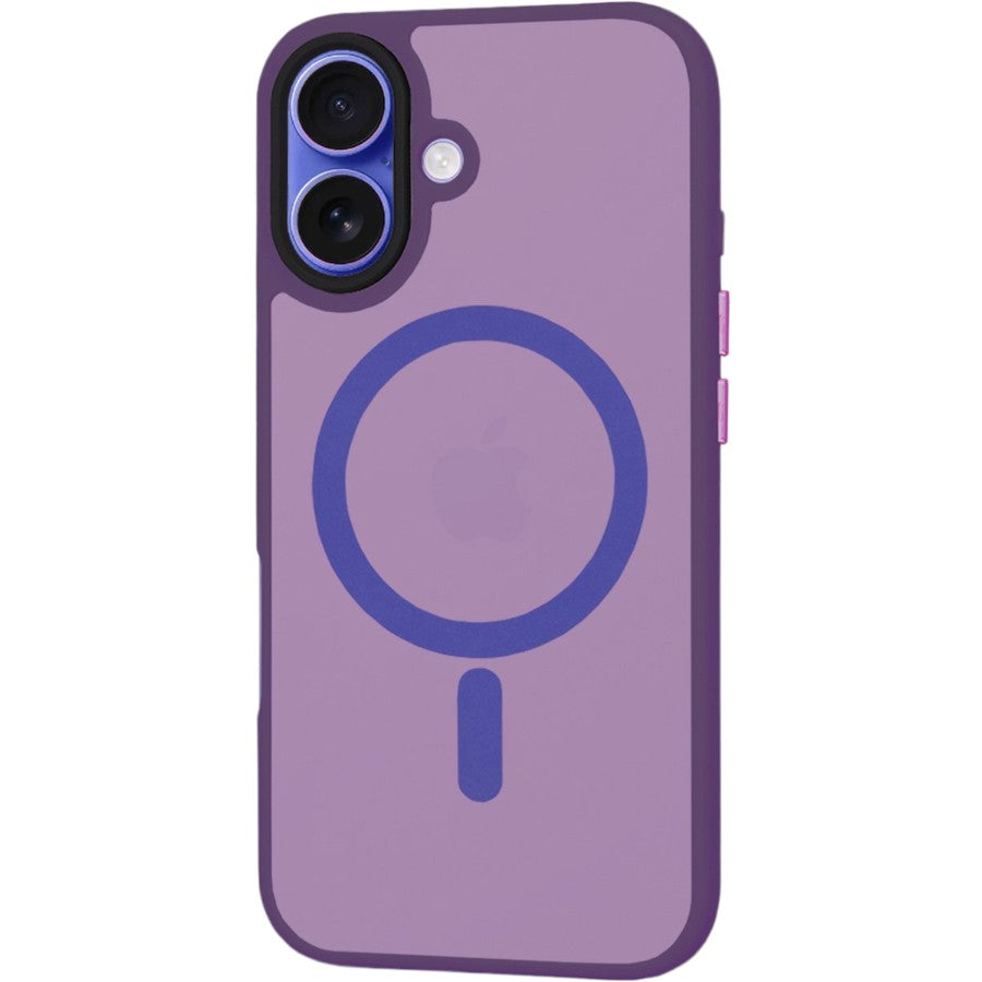 Silikonski ovitek "MagSafe Series" za iPhone 16 - vijoličen – Techsuit