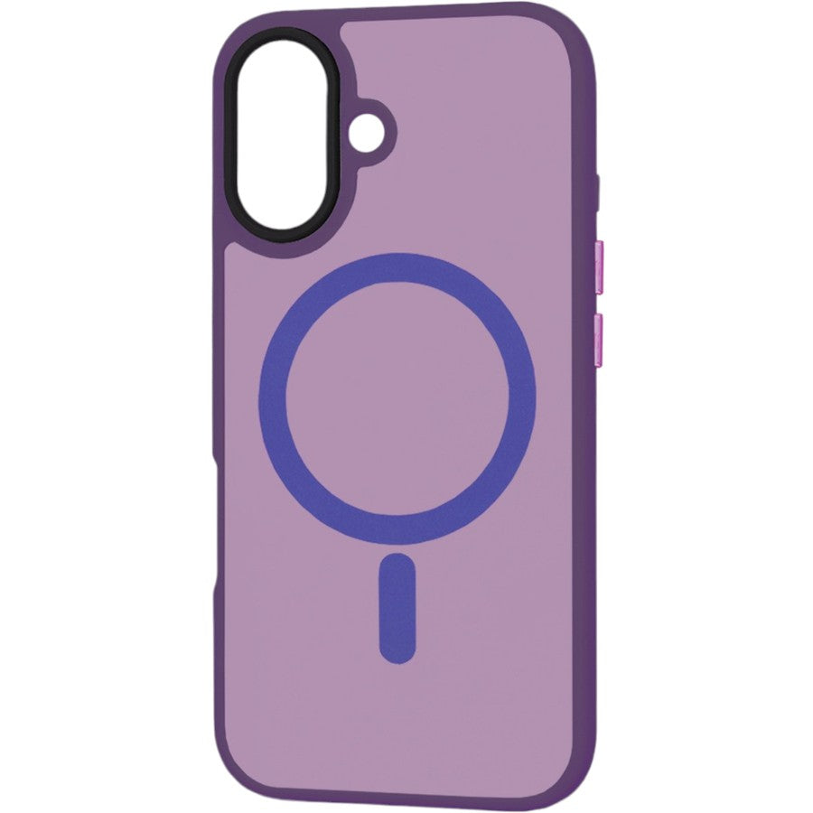 Silikonski ovitek "MagSafe Series" za iPhone 16 - vijoličen – Techsuit