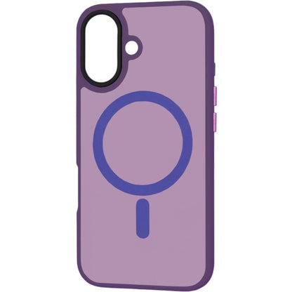 Silikonski ovitek "MagSafe Series" za iPhone 16 - vijoličen – Techsuit