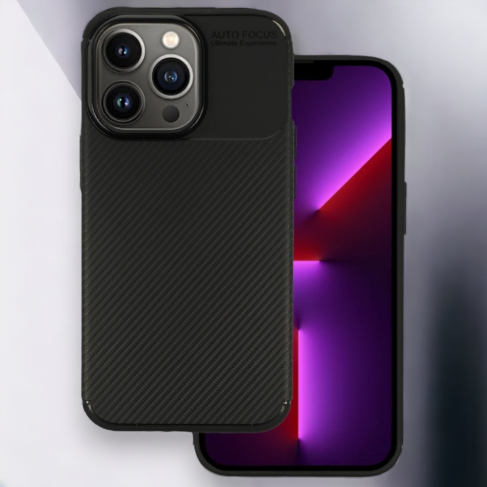 Ovitek "Vennus Carbon Elite" za iPhone 11 Pro - črna – Črna / TPU silikon