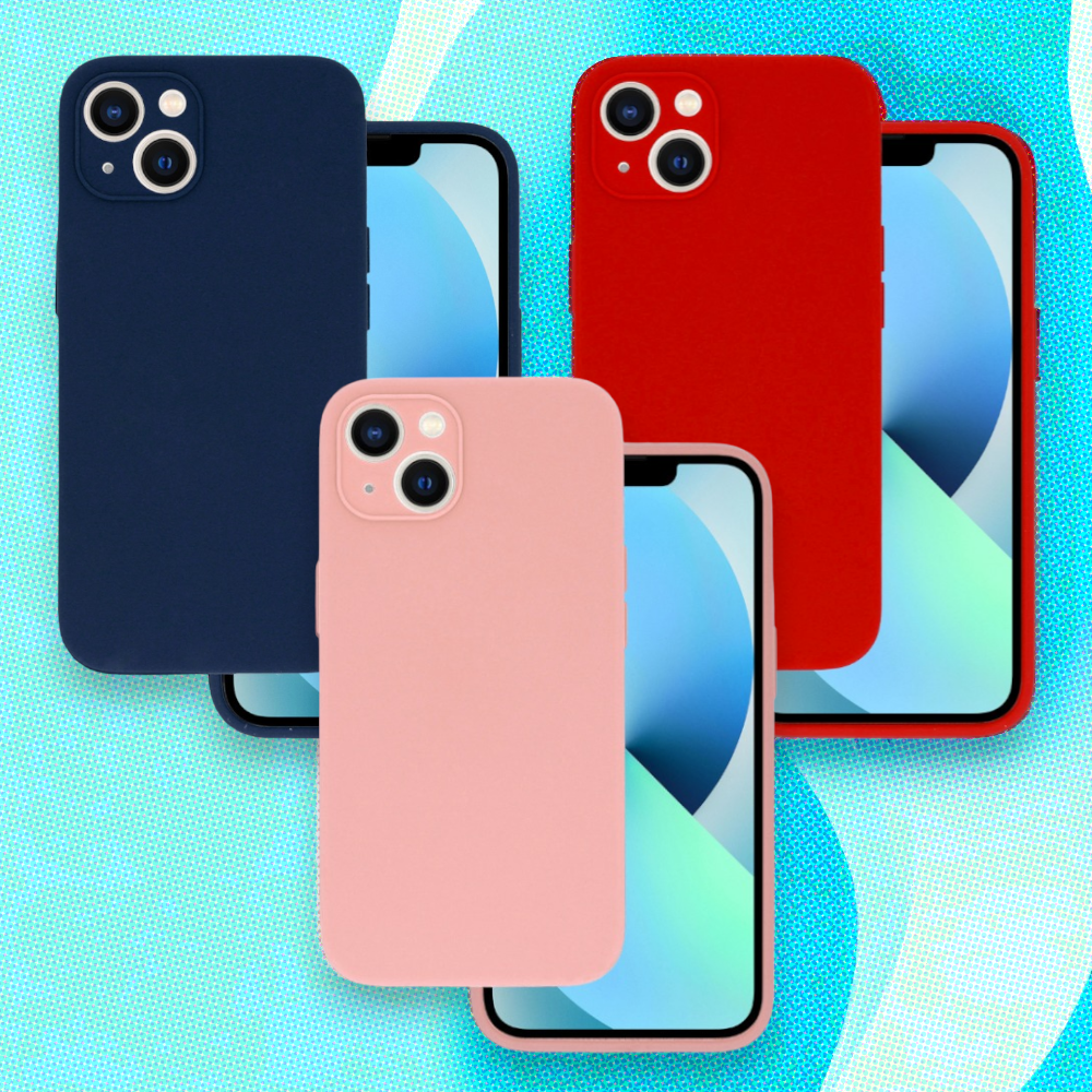 Silikonski ovitek "Lite" za iPhone 13 Pro Max – Vennus – Rdeča / Silikon