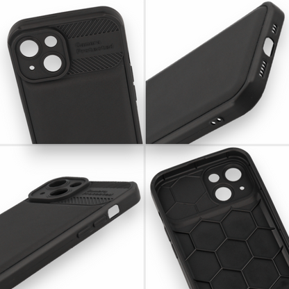 Silikonski ovitek "Camera Protected" za iPhone 12 Pro Max - črna – Infostyle
