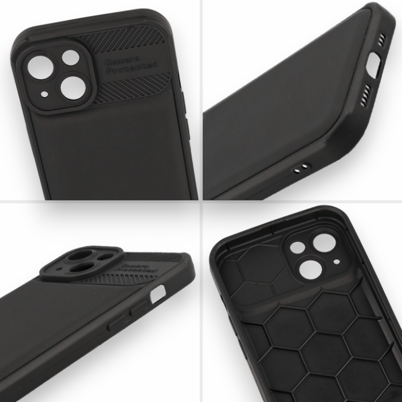Silikonski ovitek "Camera Protected" za Samsung Galaxy A34 5G - črna – Infostyle