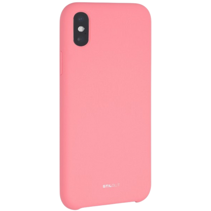 Silikonski ovitek "StilGut" za iPhone XS Max, roza