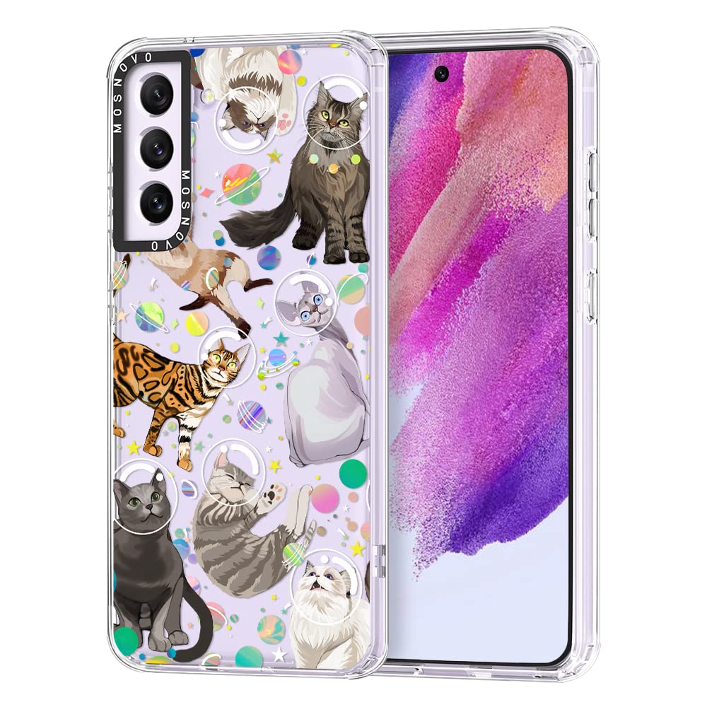 Ovitek MOSNOVO za Samsung Galaxy S24 Ultra - Space Cat: MOSNOVO ovitek Samsung Galaxy S24 Ultra Space Cat
