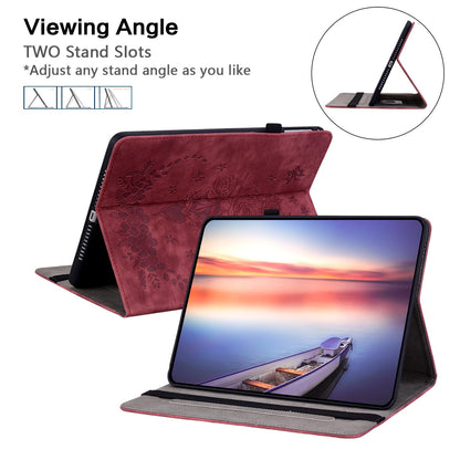 KEDBBAO ovitek za Xiaomi Pad 6S Pro 12.4 - PU usnjen ovitek z držalom za pisalo rdeča