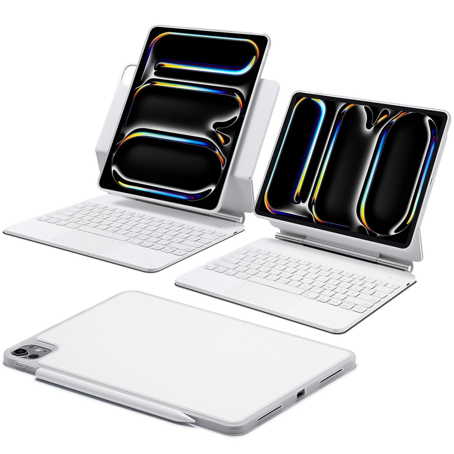 ESR ovitek s tipkovnico iPad Pro 11 2025 2024 bela