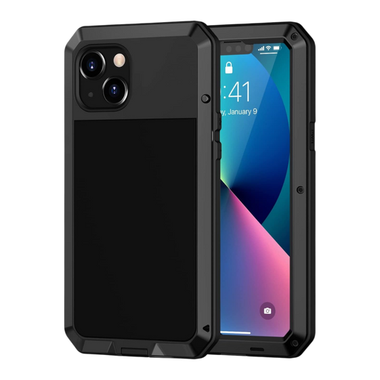 Lanhiem 360 zaščitni ovitek za iPhone 13 Mini črn vodoodporen etui