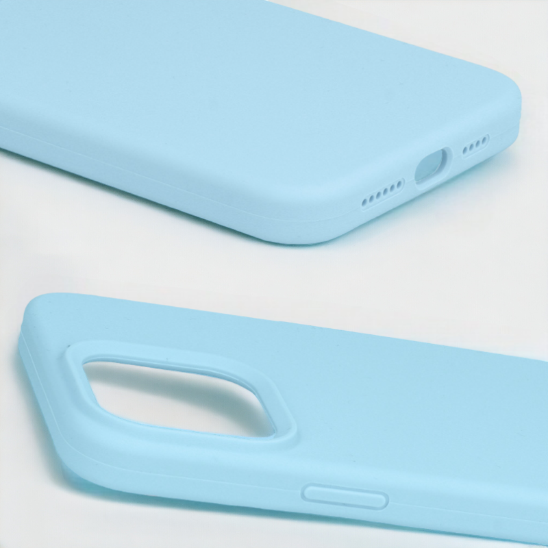 Silikonski ovitek "Soft Lite" za iPhone 15 Pro – Infostyle – Svetlo oranžna / Silikon