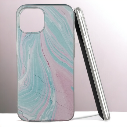 Silikonski ovitek "Marble 2" za iPhone 14 – Infostyle