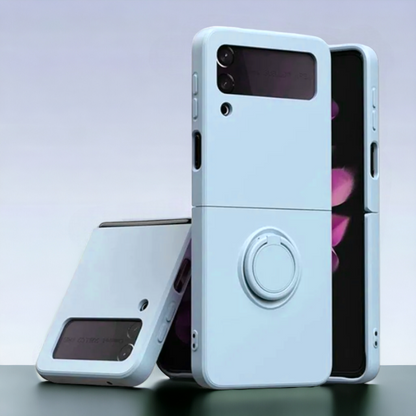 Silikonski ovitek "Ring" za Samsung Galaxy Z Flip 3 – Infostyle – Rdeča / PC