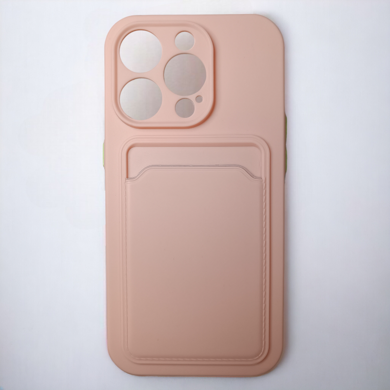 Silikonski ovitek "Card" za iPhone 14 Pro – Infostyle – Temno modra / TPU silikon