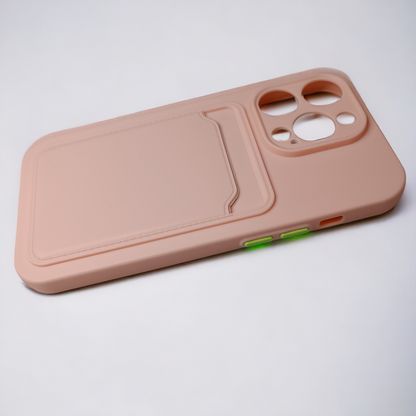 Silikonski ovitek "Card" za iPhone 14 Pro – Infostyle – Temno zelena / TPU silikon