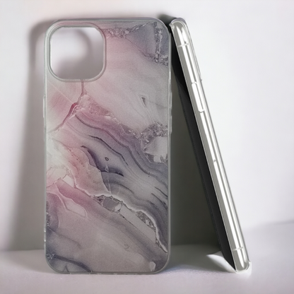 Silikonski ovitek "Marble 2" za iPhone 14 – Infostyle