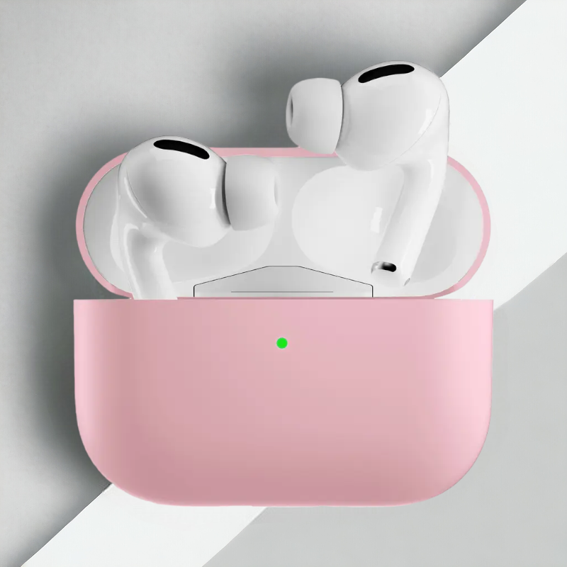 Silikonski ovitek za slušalke AirPods Pro 2 – Beline – Svetlo zelena