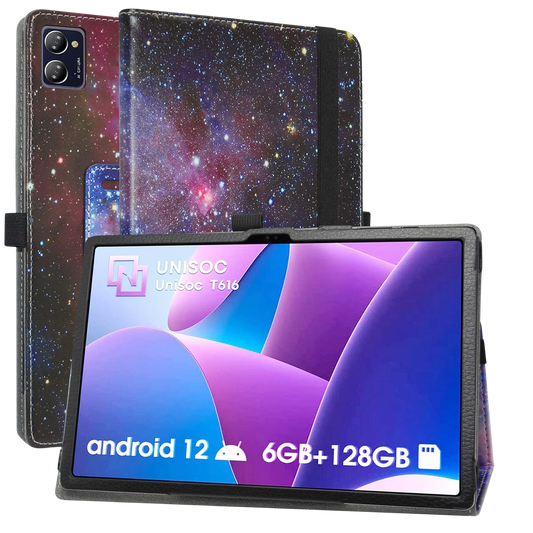 Ovitek za CHUWI HiPad XPro 10.51″ – tanka preklopna torbica sa stalkom, Svemir