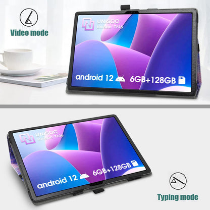 Ovitek za CHUWI HiPad XPro 10.51″ – tanka preklopna torbica sa stalkom, Svemir