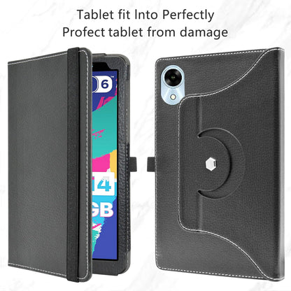MAMA MOUTH maska za UMIDIGI G1 Tab Mini 8″ – 360° rotirajuća torbica sa stalkom, crna