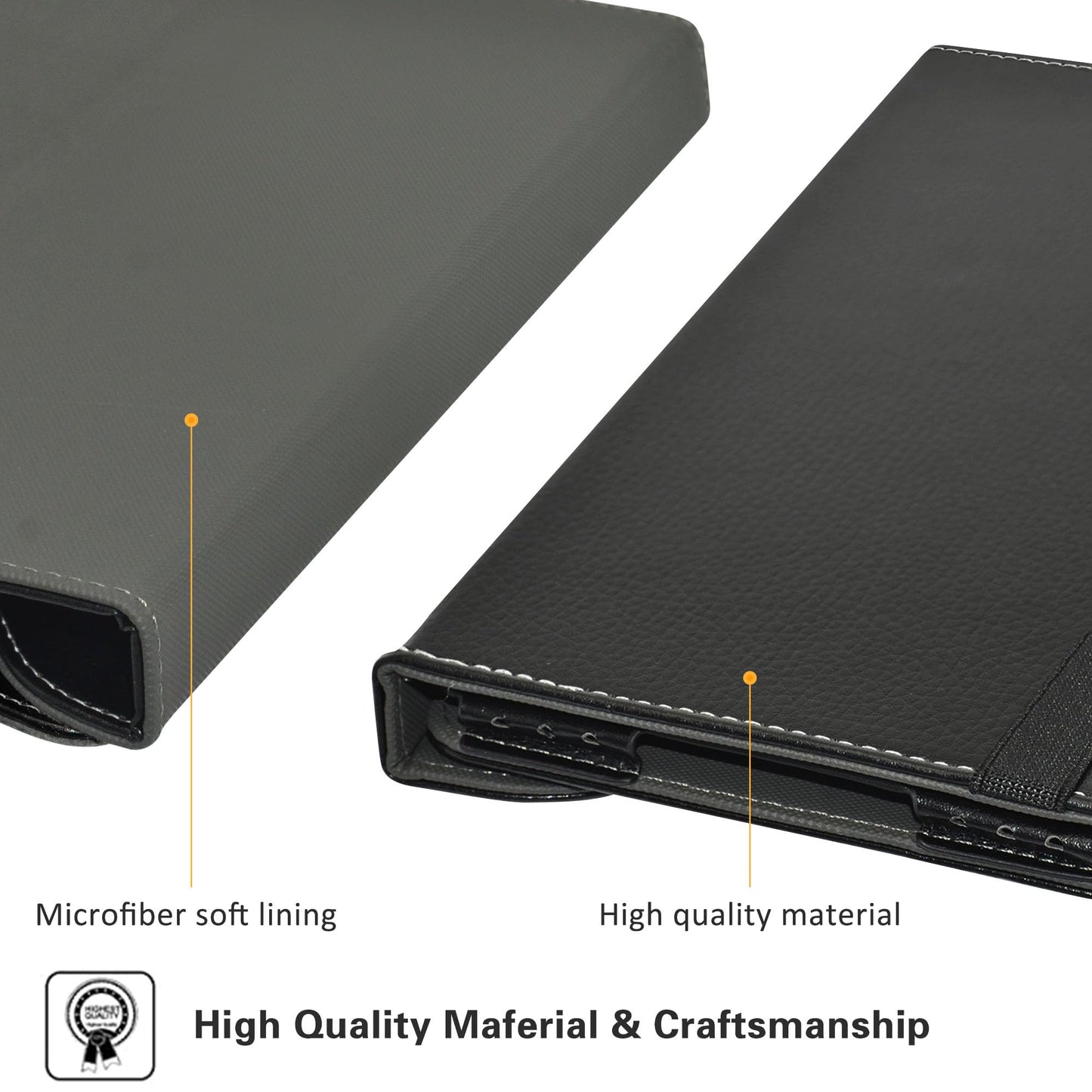 MAMA MOUTH maska za UMIDIGI G1 Tab Mini 8″ – 360° rotirajuća torbica sa stalkom, crna