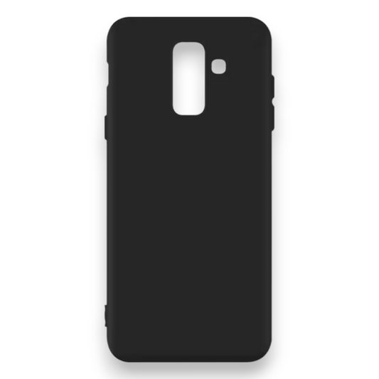 Silikonski ovitek "Matt" za Samsung Galaxy A6 Plus (2018) – Vigo – Črna / TPU silikon