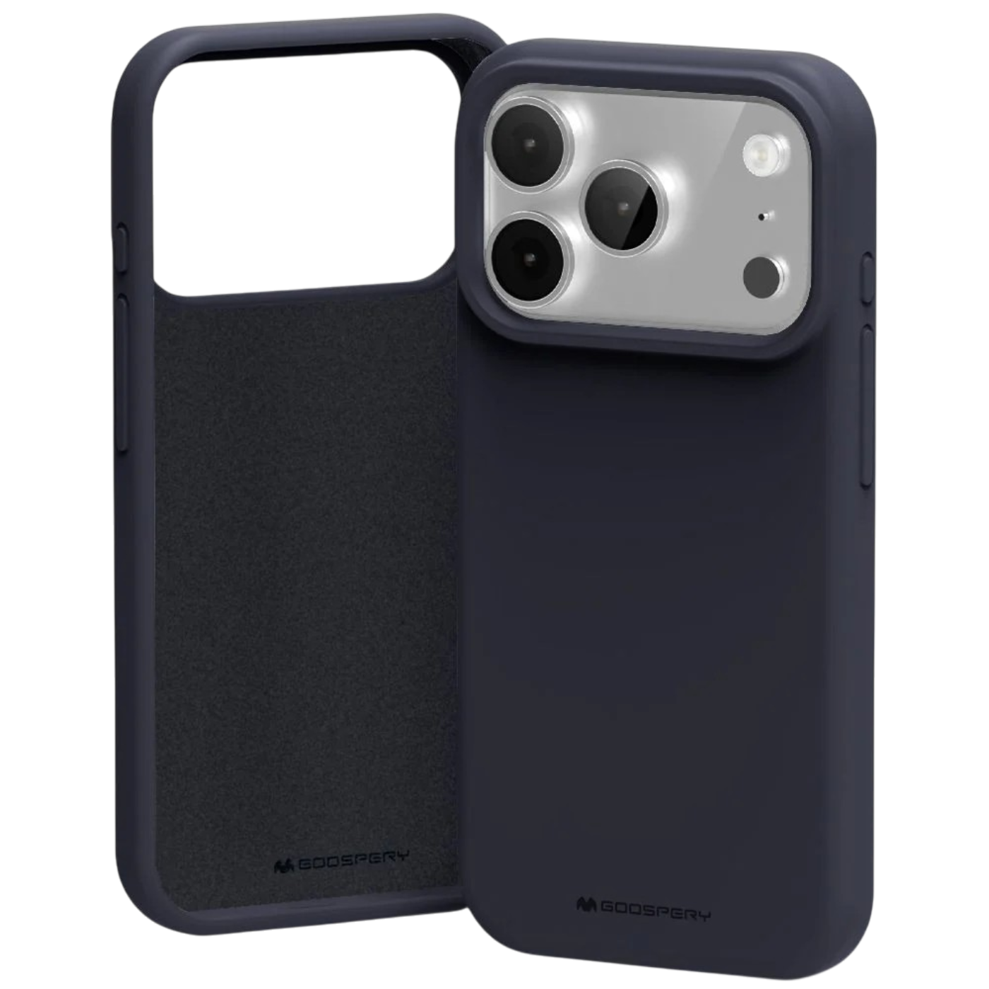 Ovitek za iPhone 17 Pro Max / 18 Pro Max, Mercury silikonski – temno moder