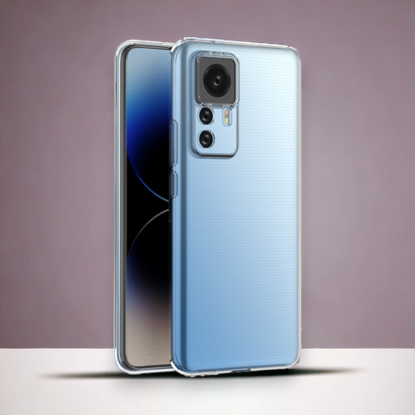 Silikonski ovitek za Xiaomi Mi 12T (2mm) - Prozorna – Infostyle – Prozorna / Silikon