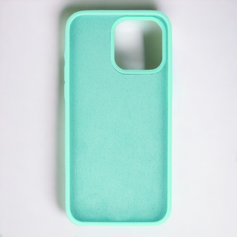 Silikonski ovitek "Soft Lite" za iPhone 15 Pro – Infostyle – Svetlo zelena / Silikon