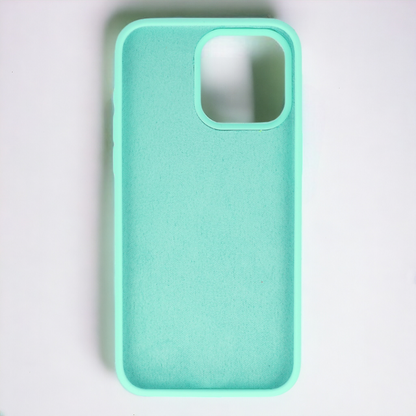 Silikonski ovitek "Soft Lite" za iPhone 15 Pro – Infostyle – Svetlo zelena / Silikon