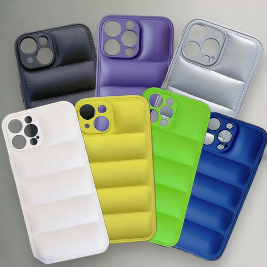 Silikonski ovitek "Waves" za iPhone 12 Pro Max – Infostyle – Bela / TPU silikon