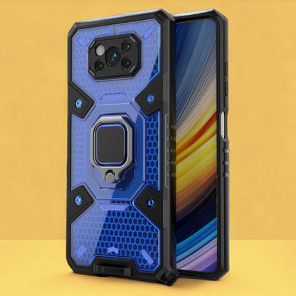 Silikonski ovitek "Honeycomb armor ring" za Xiaomi Poco X3 / X3 Pro – Infostyle