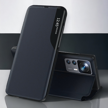 Pametna preklopna torbica za Xiaomi 12T Pro – Infostyle – Oranžna / Ekološko usnje + PC