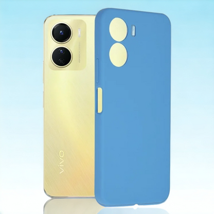 Silikonski ovitek "Soft Edge" za Vivo Y16 – Techsuit – Črna / TPU silikon