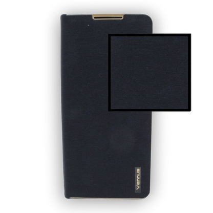 Preklopna torbica "Vennus - chic" za Xiaomi Redmi 10C – Zlata / Ekološko usnje + TPU silikon