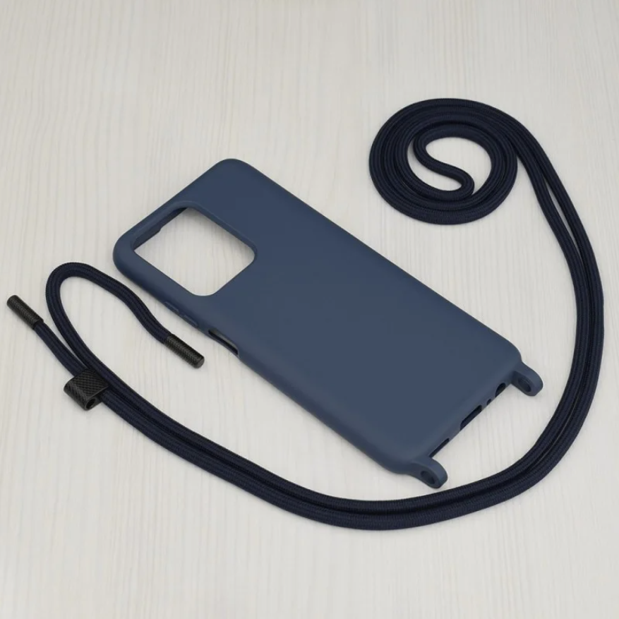 Silikonski ovitek "Crossbody Lanyard" za Honor X7a – Techsuit