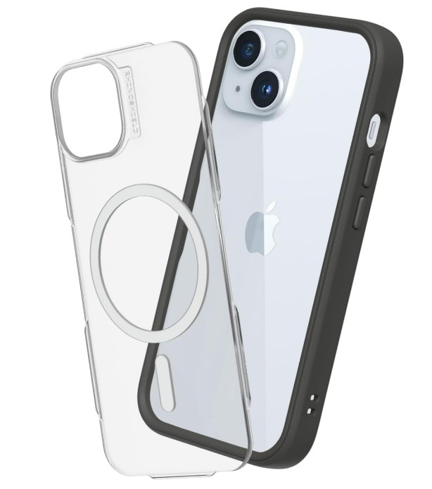 Ovitek "Rhinoshield Modular" za iPhone 15 Pro Max – Črna / TPU silikon