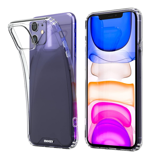 Ovitek za telefon "Moozy" iPhone 11 – Prozorna