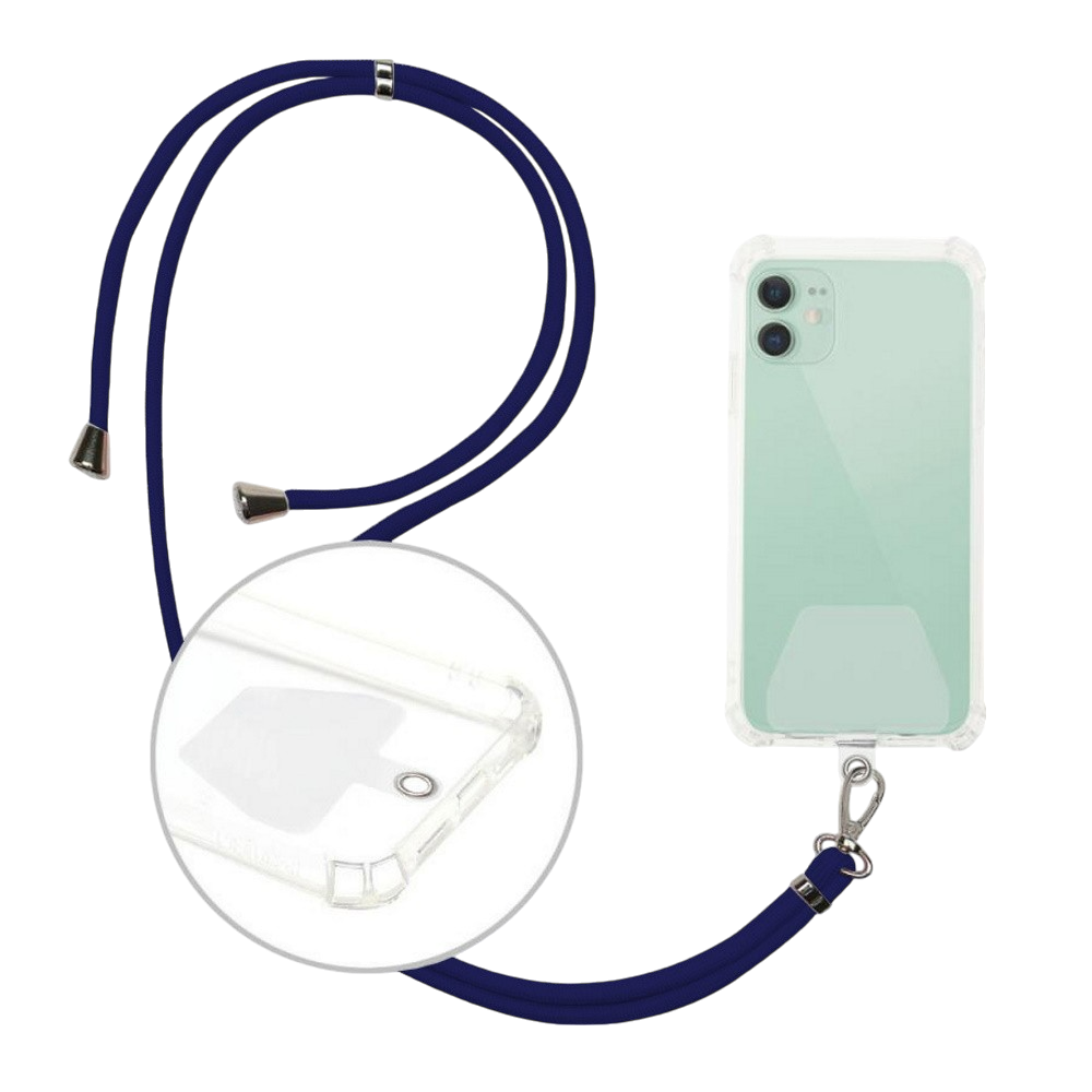 Univerzalni trak za mobilni telefon, temno modra – Infostyle – Modra