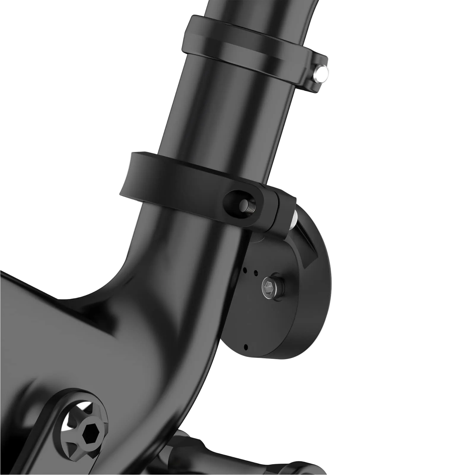 Črn nosilec za kolo kompatibilen z Garmin Edge Series računalniki