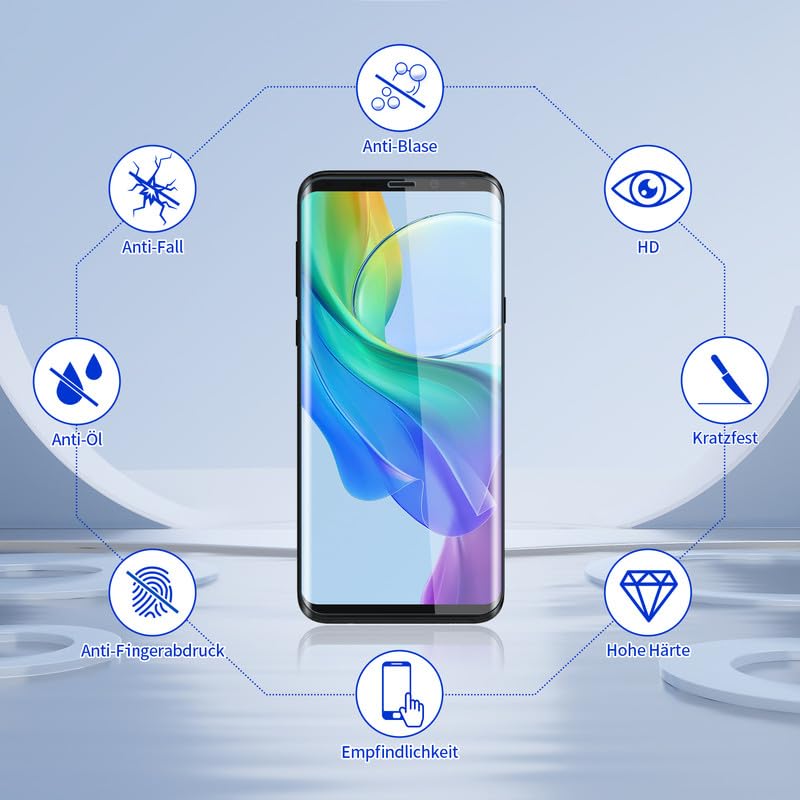 Zaščitno steklo Rcokas za Samsung Galaxy S8 Plus – paket 2 kosov