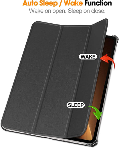 Maska za OPPO Pad 2 (2023) 11.61″ – tanka preklopna futrola sa stalkom, crna