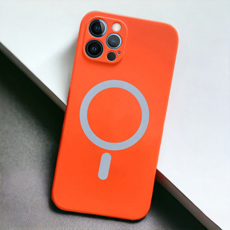 Silikonski ovitek "MagColor" s tehnologijo MagSafe za iPhone 14 – Infostyle