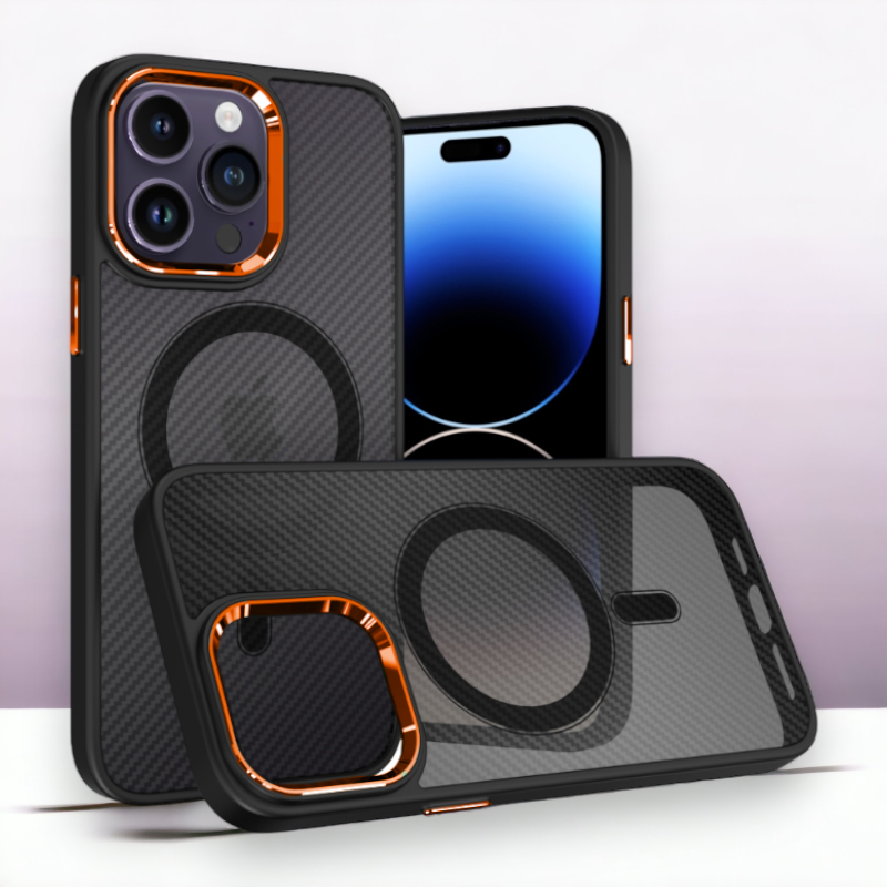 Ovitek "Magnetic Carbon - MagSafe" za iPhone 13 Pro Max – Tel Protect