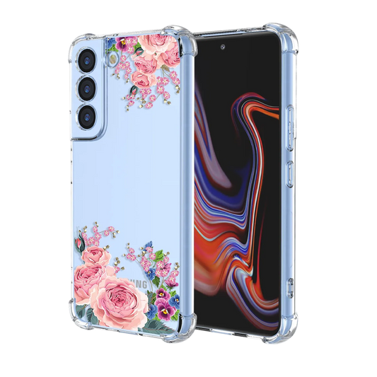 Ovitek z motivom roza vrtnice za Samsung Galaxy S23
