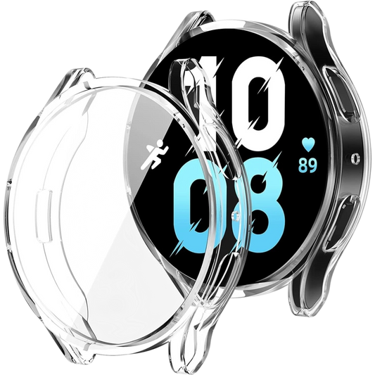 Ovitek in privacy zaščitno steklo za Galaxy Watch 5 / Watch 4 40mm prozorna zaščita

