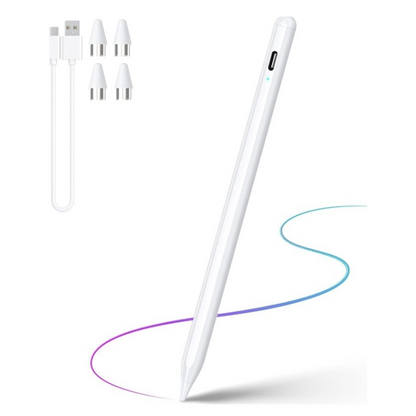 Aktivno pisalo za tablice (Apple, Android) – Techsuit – Bela