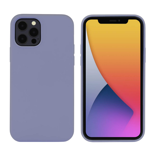 Peterong silikonski ovitek za iPhone 12 / 12 Pro v vijolični barvi