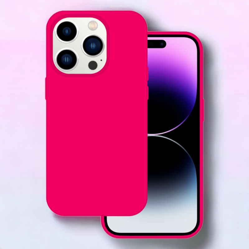 Silikonski ovitek "Premium" za iPhone 15 – Tel Protect – Rdeča / Silikon